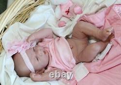 AWW! It's Baby GIRL! Berenguer Life Like Reborn Preemie Pacifier Doll +Extras