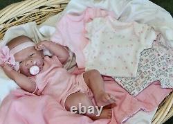 AWW! It's Baby GIRL! Berenguer Life Like Reborn Preemie Pacifier Doll +Extras