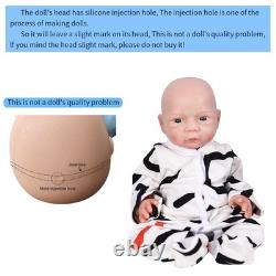 Adorable 18.5 Full Silicone Reborn Baby Boy Doll Real Touch Drink-Wet Lifelike