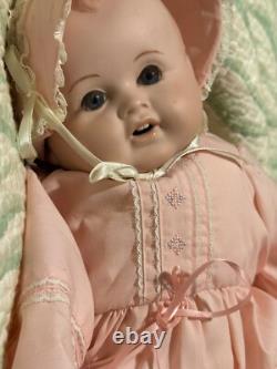 Adorable 18 KAMMER REINHARDT 121 or 321 German Bisque Baby