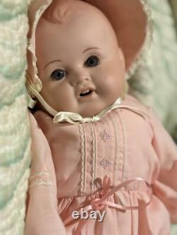 Adorable 18 KAMMER REINHARDT 121 or 321 German Bisque Baby