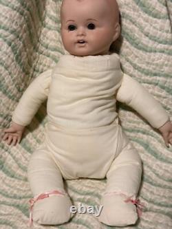 Adorable 18 KAMMER REINHARDT 121 or 321 German Bisque Baby