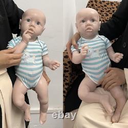 Adorable 22in Full Body Silicone Newborn Realistic BabySoft Baby Doll UNPAINTED