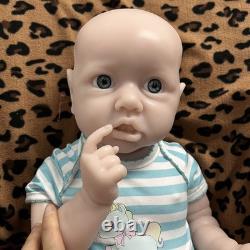 Adorable 22in Full Body Silicone Newborn Realistic BabySoft Baby Doll UNPAINTED