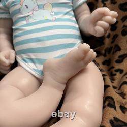 Adorable 22in Full Body Silicone Newborn Realistic BabySoft Baby Doll UNPAINTED