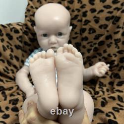 Adorable 22in Full Body Silicone Newborn Realistic BabySoft Baby Doll UNPAINTED