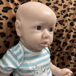 Adorable 22in Full Body Silicone Newborn Realistic BabySoft Baby Doll UNPAINTED