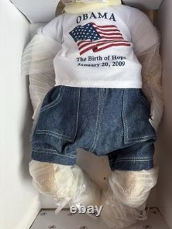 Ahston Drake Obama Doll Birth Of Hope New Doll Rare Linda Murray 18 MINT IN BOX