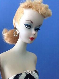 All Original #1 BLONDE PONYTAIL BARBIE In Box. Totally Pristine