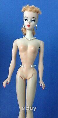 All Original #1 BLONDE PONYTAIL BARBIE In Box. Totally Pristine