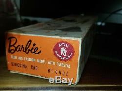 All Original #1 BLONDE PONYTAIL BARBIE In Box Very PINK Color