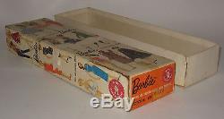 Amazing 1959 Mattel #1 Barbie Blonde Ponytail with TM Box #1 Stand Shoes Booklet