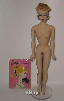 Amazing Vintage 1959 Mattel #1 Barbie Blonde Ponytail in TM Box & More #BH109