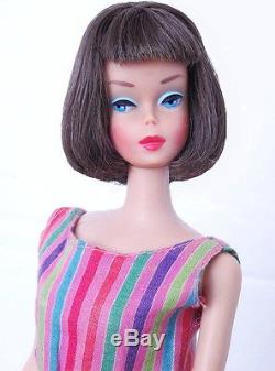 Amazing! Vintage Long Hair High Color Dark Brunette American Girl Barbie