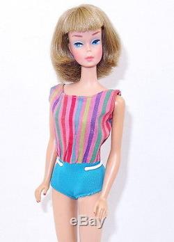 Amazing! Vintage SUPER LONG Hair Silver Blonde American Girl Barbie MINT