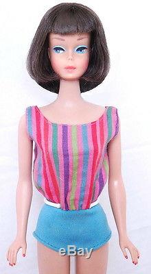 Amazing! Vintage Very Long Hair Medium Color Dark Brunette American Girl Barbie