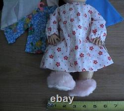 American Character Tiny Tears doll With Cass Trunk and Lots Of Rare Accessories