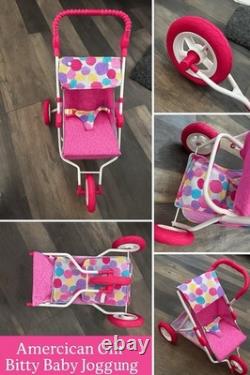 American Girl Bitty Baby Jogging Stroller Retired, Excellent Condition