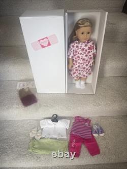 American Girl DOLL ISABELLE PALMER 18 Blonde Hair Green Eyes Pink Hair Piece