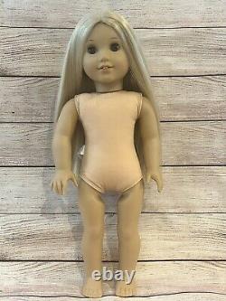 American Girl Doll 18 Julie Long Blonde Hair 2013 With Meet Outfit & Necklace