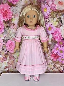 American Girl Doll Caroline Abbott Blonde Hair Aquamarine Eyes Light Skin