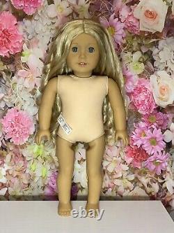 American Girl Doll Caroline Abbott Blonde Hair Aquamarine Eyes Light Skin