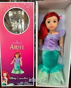 American Girl Doll Disney Princess Ariel- New The Little Mermaid NEW IN BOX