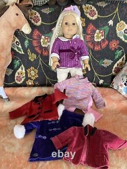 American Girl Doll Julie and Horse Harness Bridle, Clothes and Accessories