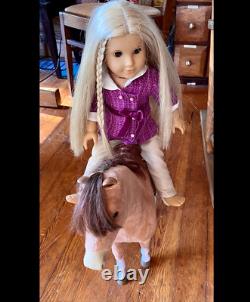 American Girl Doll Julie and Horse Harness Bridle, Clothes and Accessories