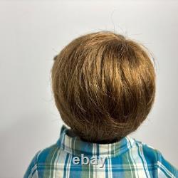 American Girl Doll Logan Everett With Clothes 2014 Shoes 18 Boy Brown Hair Blue