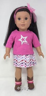 American Girl Doll OOAK Black Hair Hazel Eyes Classic Mold Medium Skin 18
