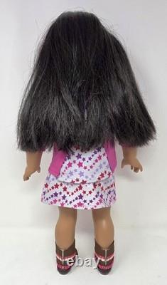 American Girl Doll OOAK Black Hair Hazel Eyes Classic Mold Medium Skin 18