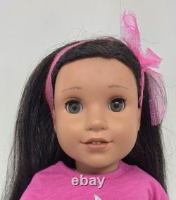 American Girl Doll OOAK Black Hair Hazel Eyes Classic Mold Medium Skin 18
