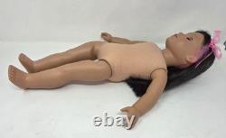 American Girl Doll OOAK Black Hair Hazel Eyes Classic Mold Medium Skin 18