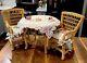 American Girl Doll Samantha Wicker Birthday Table & Chairs Set Pleasant Company