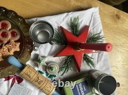 American Girl Kit's Holiday Baking Set Brand Complete