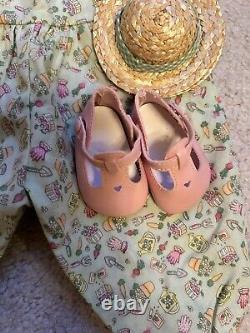 American Girl LOT Bitty Baby+Musical Horse + 3 Outfits RETIRED Used See Photos