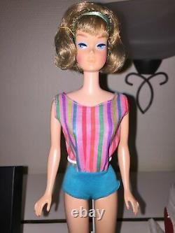 American Girl Sidepart Barbie MINT tan toned (NOT pink skin)