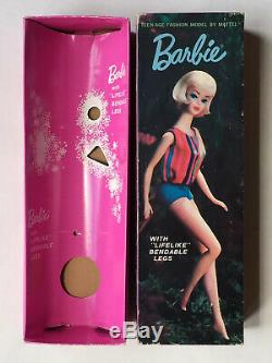 American Girl vintage Barbie 1960s Pale Blonde Box Only