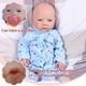 Anatomically 18.5 In Realistic Reborn Baby Boy Doll Infant Baby Doll Drink-wet