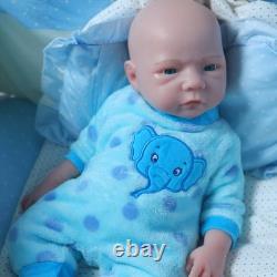 Anatomically 18.5 in Realistic Reborn Baby Boy Doll Infant Baby Doll Drink-Wet