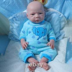 Anatomically 18.5 in Realistic Reborn Baby Boy Doll Infant Baby Doll Drink-Wet