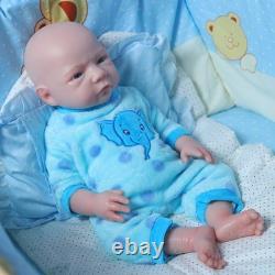 Anatomically 18.5 in Realistic Reborn Baby Boy Doll Infant Baby Doll Drink-Wet
