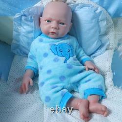 Anatomically 18.5 in Realistic Reborn Baby Boy Doll Infant Baby Doll Drink-Wet