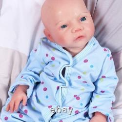 Anatomically 18.5 in Realistic Reborn Baby Boy Doll Infant Baby Doll Drink-Wet