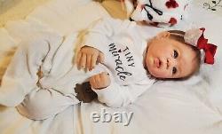 Anna Reborn Doll By Linda Murray 19, 6lbs 5oz. Light Brown Hair, Blue Eyes