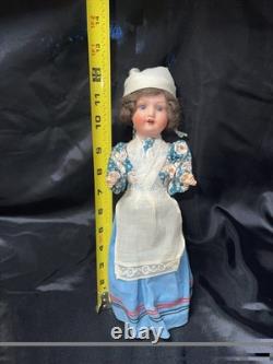 Antique Armand Marseille 390 German Doll French Canadian Folk Dress