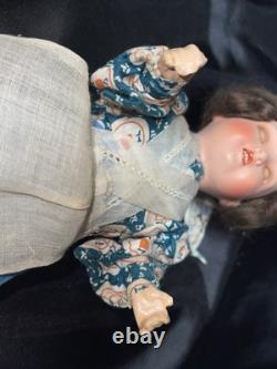 Antique Armand Marseille 390 German Doll French Canadian Folk Dress