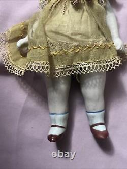 Antique BISQUE PORCELAIN Girl Doll Nippon