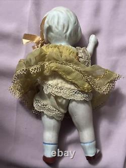 Antique BISQUE PORCELAIN Girl Doll Nippon